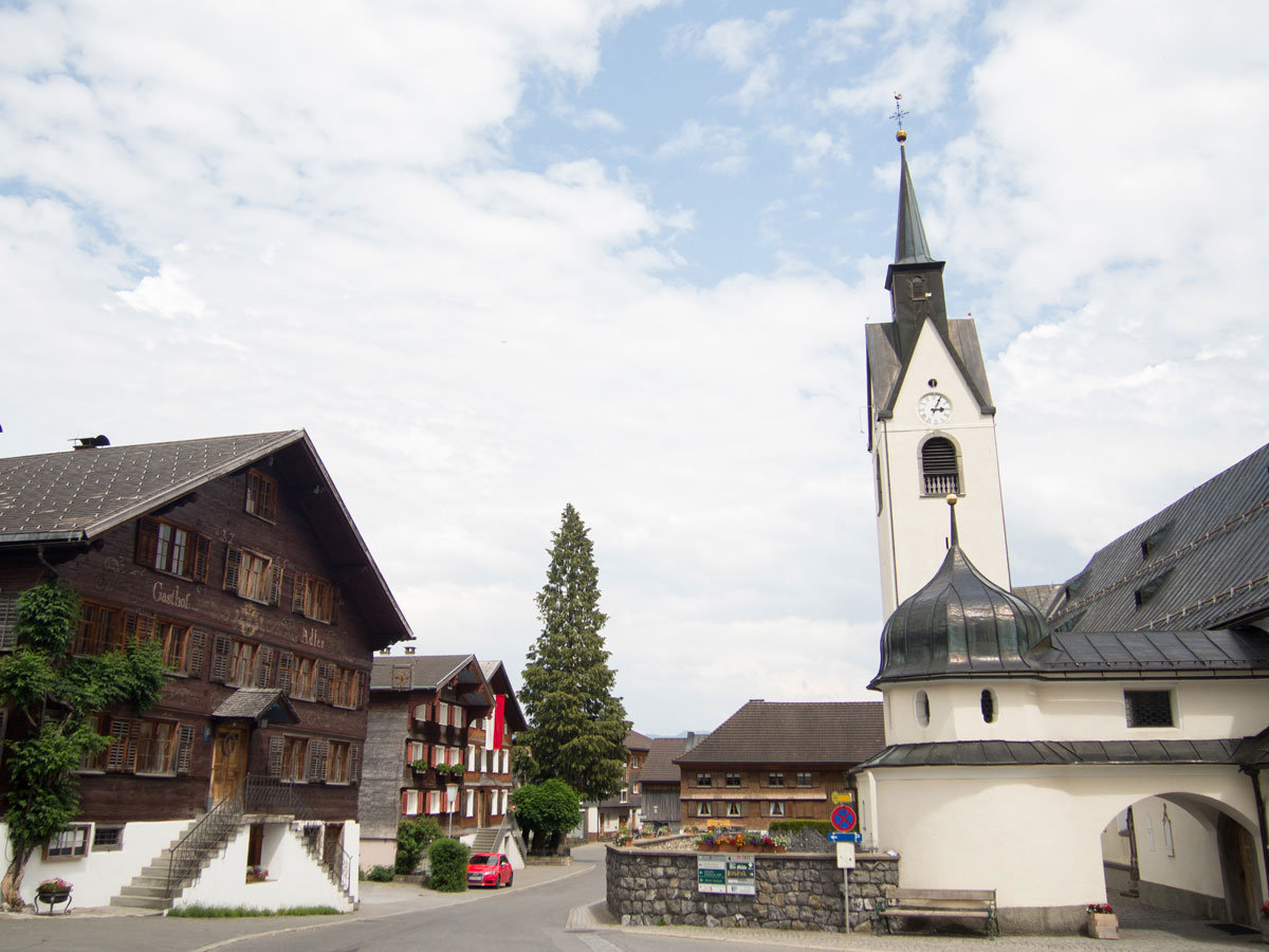 Häuser im Bregenzerwald Vorarlberg