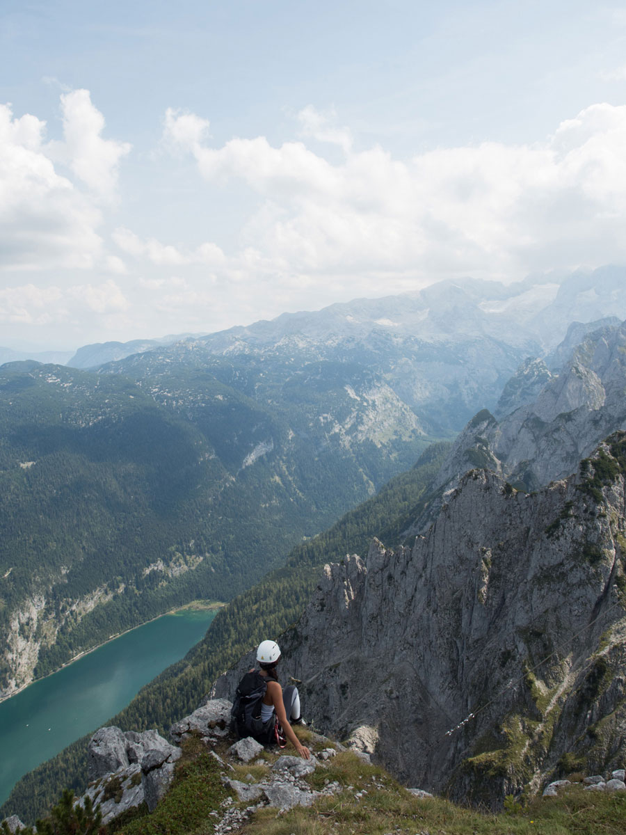 Der Donnerkogel Gipfel Ausblick