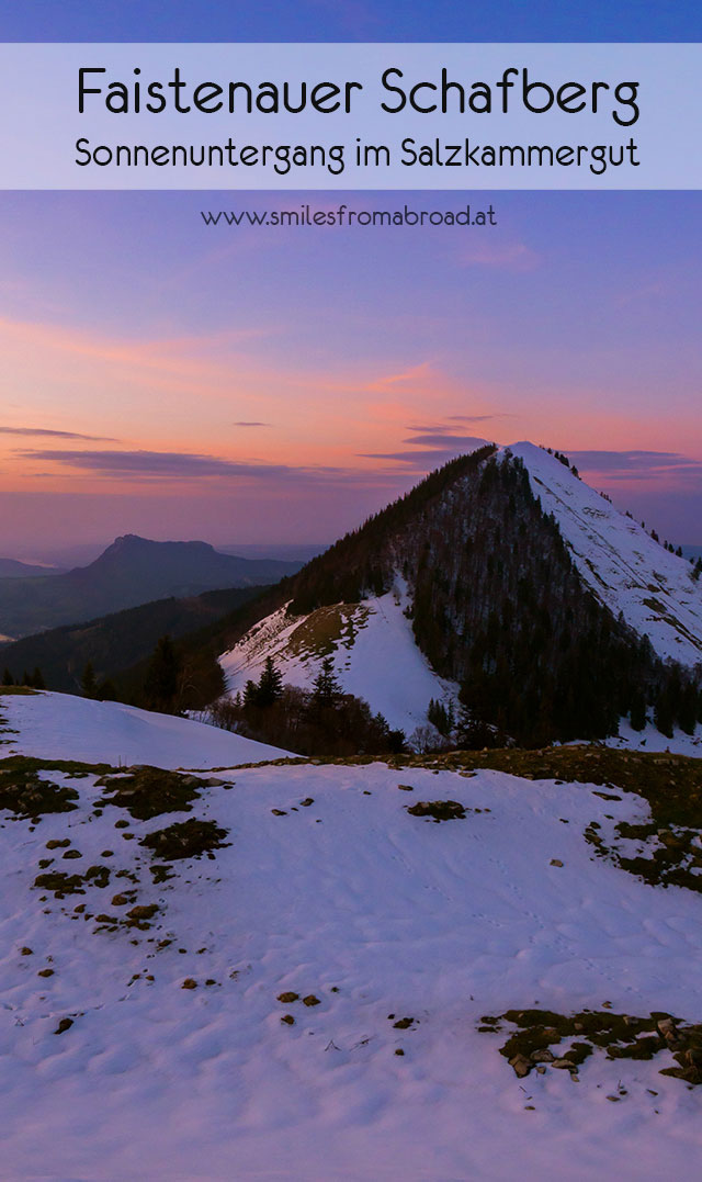 faistenauer schafberg pinterest - (Winter-) Wanderung zu Sonnenuntergang zum Faistenauer Schafberg