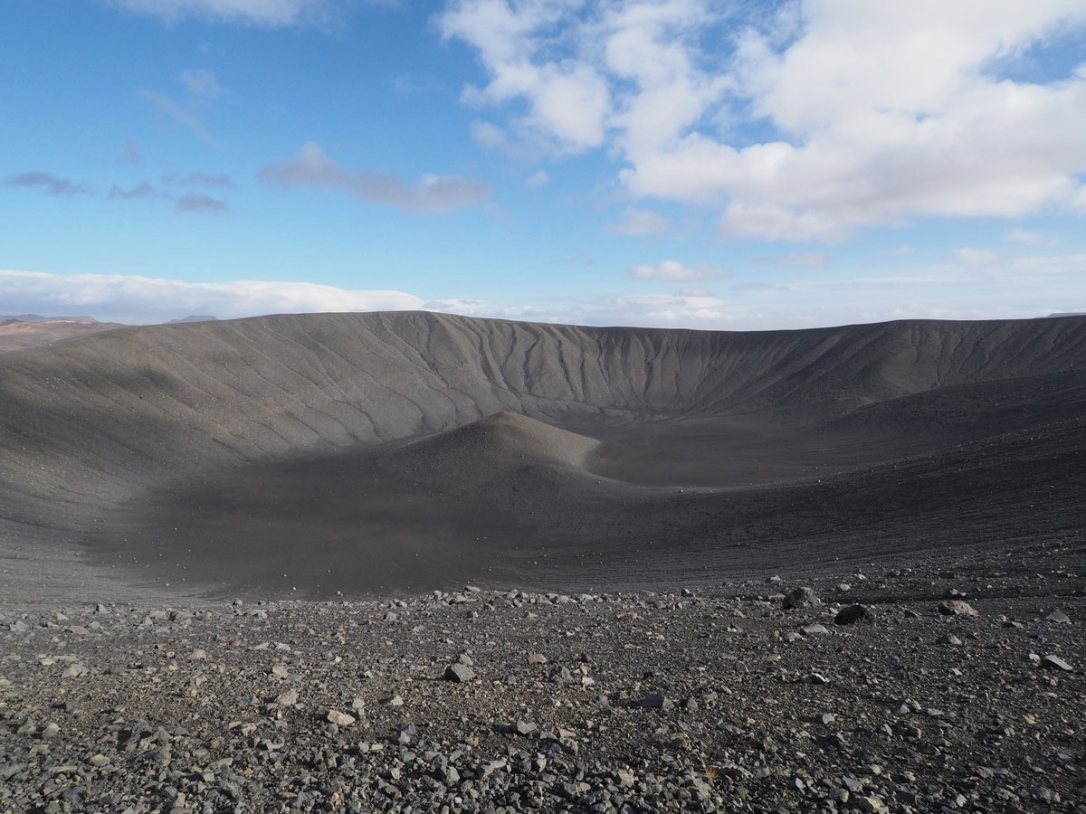 ”myvatn Vulkan Hverfjall Island