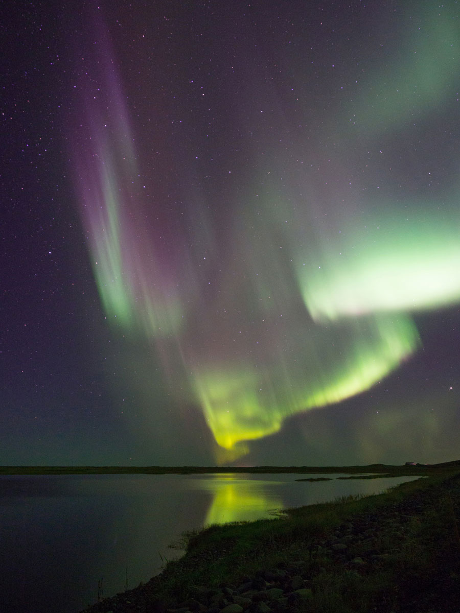 Nordlichter Island (”)