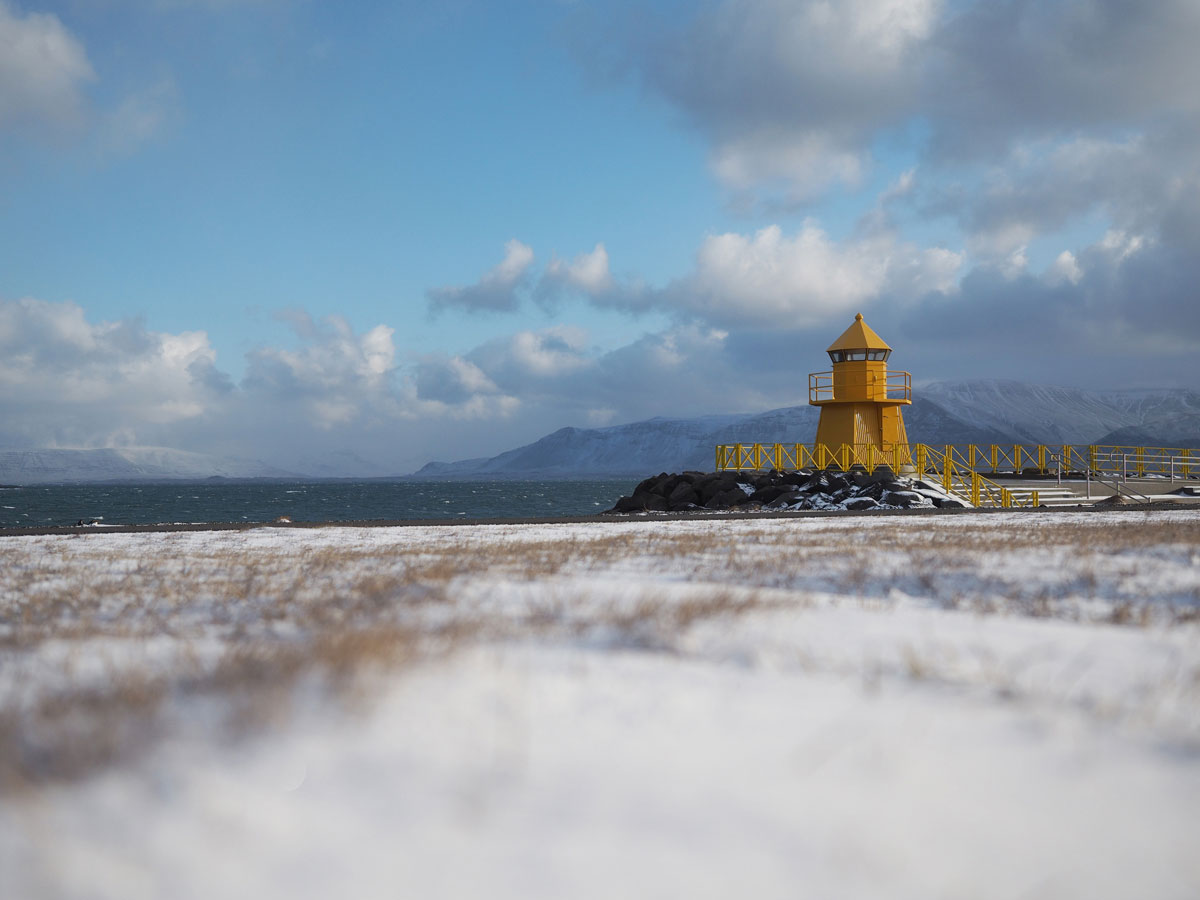 Sehenswuerdigkeiten Reykjavik Island Leuchtturm