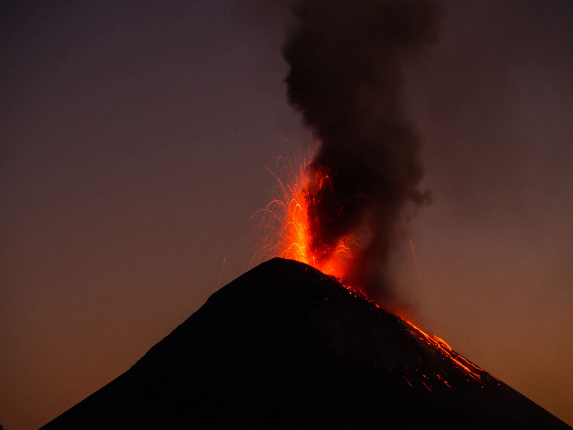 Guatemala Acatenango Wanderung Fuego ”